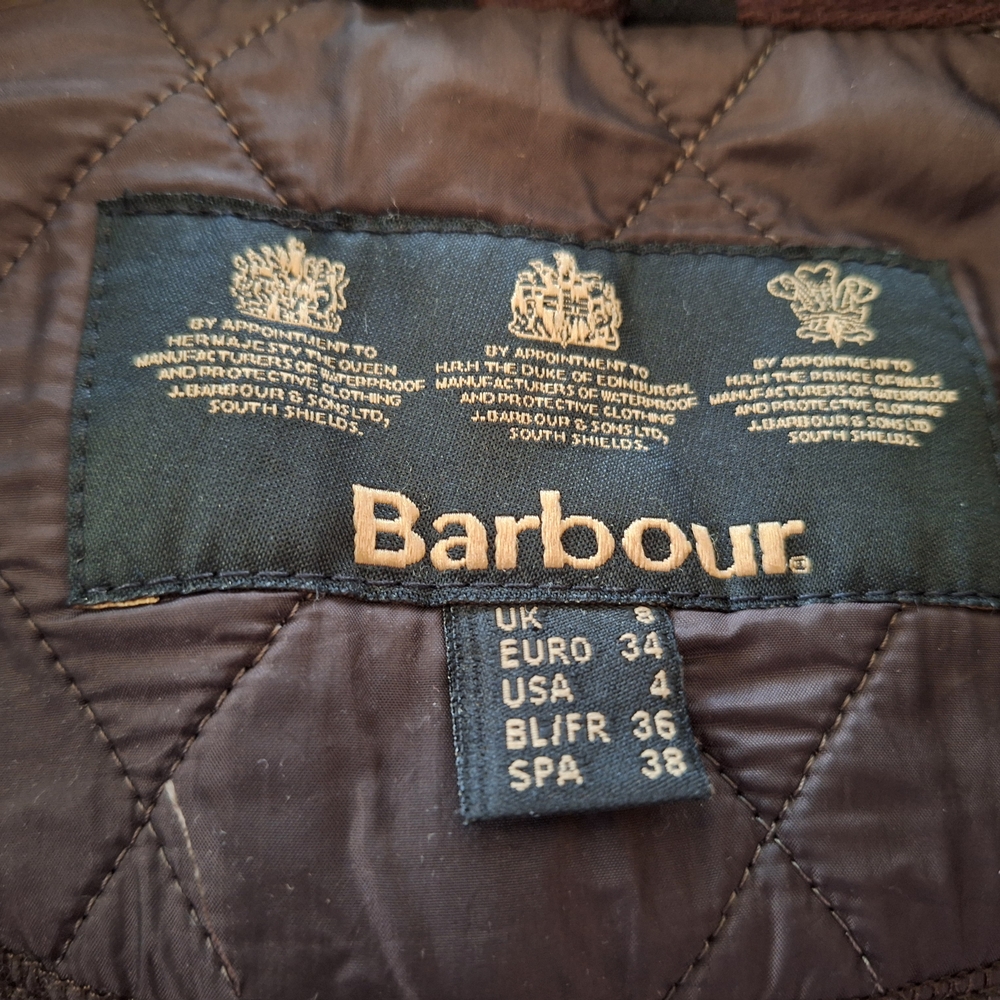 Barbour Brown Quilted Men's Jacket - Picture 4 of 4
